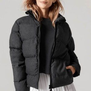 Allbirds‎ Puffer Jacket in Charcoal Wool Blend